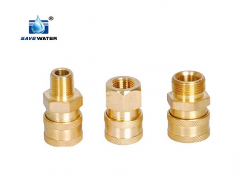 Quick ball coupling brass