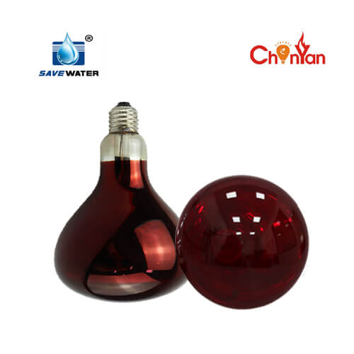 Infrared Heating Lamp Bulb - Full Red